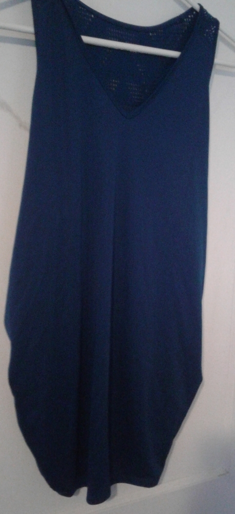 NWT Isabel Maternity size L Blue Top Tank